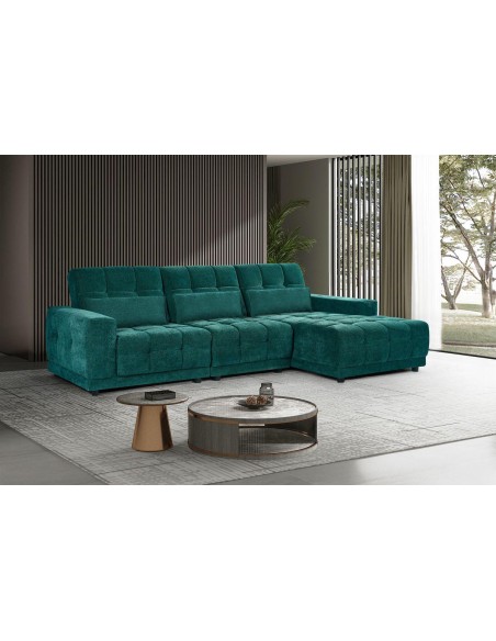 nc1649 canapé liora angle droit electrique bleu canard city 357