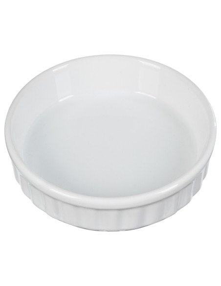 135125 - ramequin 9cm ceram blanc D. 8,9 x H. 4,7 cm