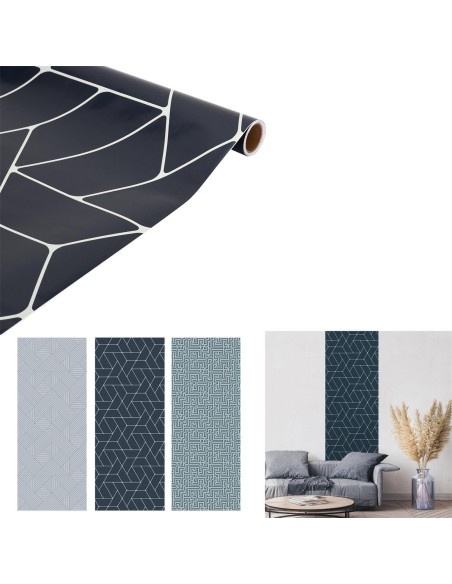 rouleau sticker deco geometrique 250x45cm m24