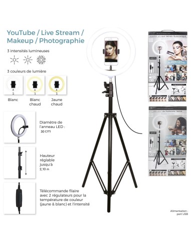 ht2084-lumiere led trepied xxl photo video m4