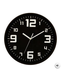 114555g - horloge plast elian noir d30