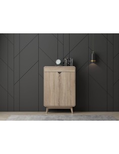 sc1515mp - meuble chaussure hana 80*34*116 cm