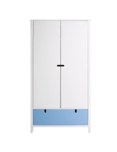 i-5362-33-armoire carla 2p1t blanc/bleu .