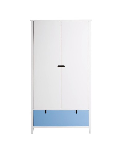 i-5362-33-armoire carla 2p1t blanc/bleu .