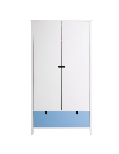 i-5362-33-armoire carla 2p1t blanc/bleu .