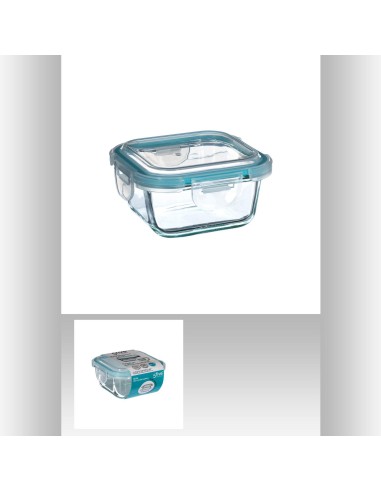 135003 - boite rect ver 0,33l clipeat L. 13,9 x P. 10,5 x H. 5,5 cm