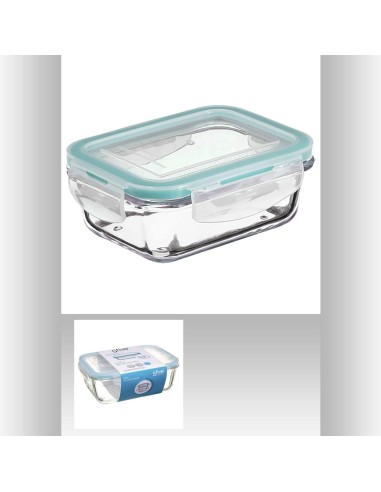 135006 - boite rect ver 1,73l clipeat L. 23,5 x P. 17 x H. 8,7 cm