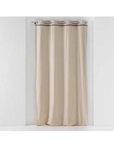 rideau a oeillets 135 x 240 cm coton lave linette lin