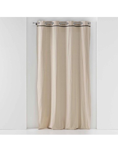 rideau a oeillets 135 x 240 cm coton lave linette lin