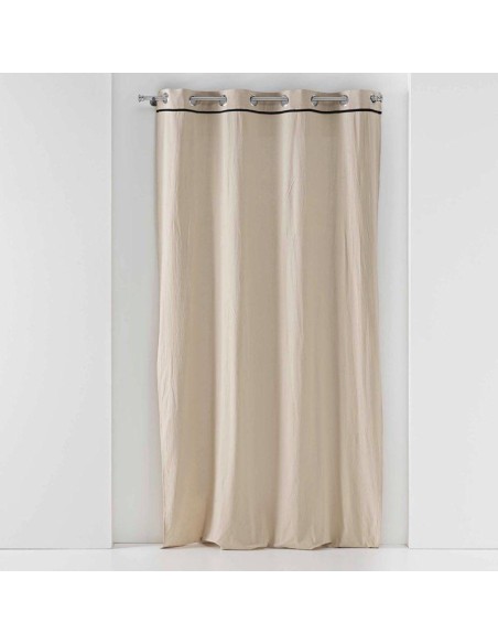 rideau a oeillets 135 x 240 cm coton lave linette lin