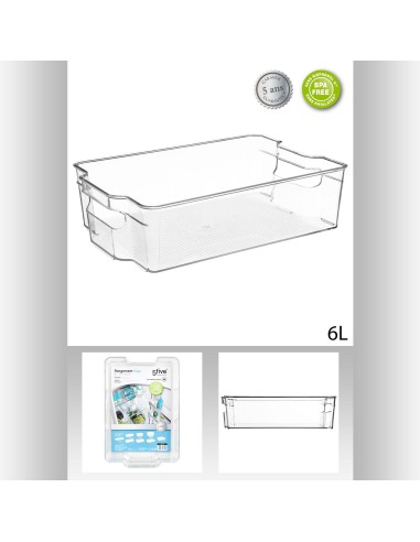 135152 - bac rangt frigo pet 6l sf L. 21 x P. 31,5 x H. 8,8 cm