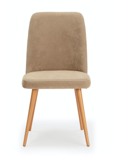 chaise minsk - pierre/taupe -42x43x84cm