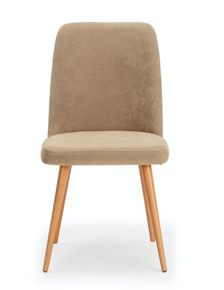 chaise minsk - pierre/taupe -42x43x84cm