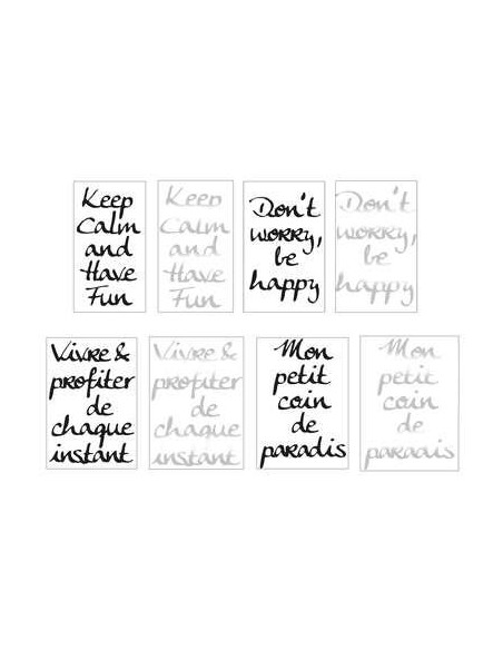 sticker miroir citation 30x45