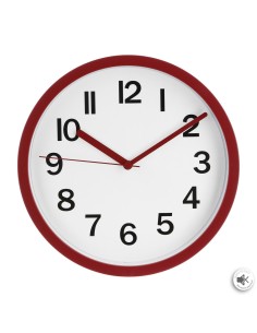 137438e - horloge plast loly rouge d22