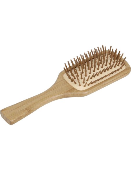75551195 - brosse a cheveux plate forme carree - bambou