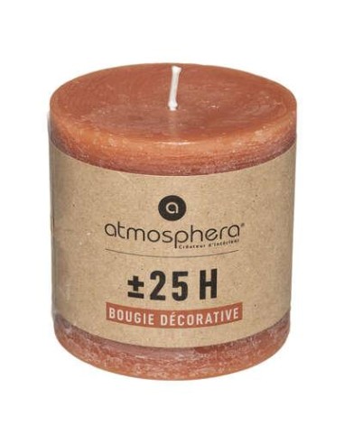 123064f-"bougie rnd olia amb 6.7x7