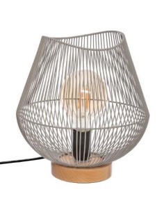 168213b-lampe filaire "jena" gris h.28