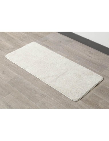 7741104 - tapis microfibre double vasque 50x120 cm dessous latex - naturel