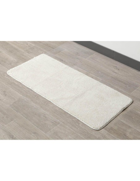 7741104 - tapis microfibre double vasque 50x120 cm dessous latex - naturel