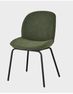 chaise vicky / pierre/taupe - 47x42x83cm