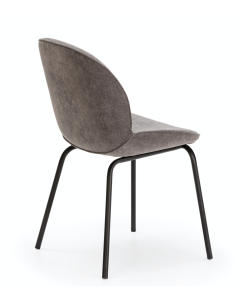 chaise vicky / gris- 47x42x83cm