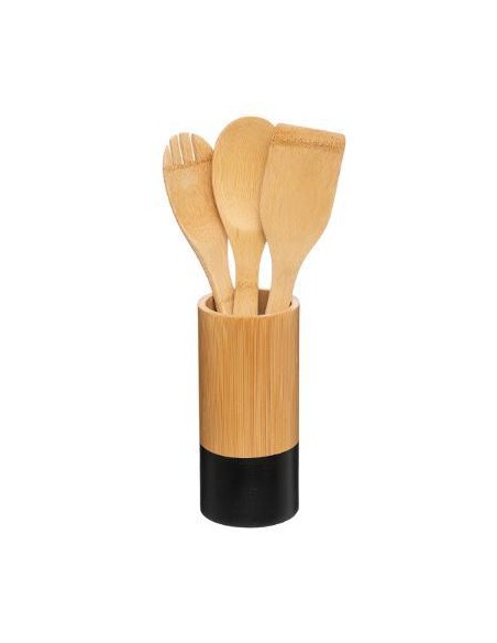167752 - pot ustensiles x3 blackbamboo