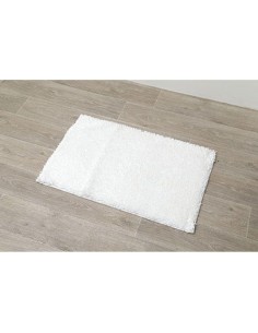 7742100 - tapis microfibre petite chenille 50x80 cm - blanc