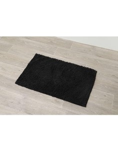 7742103 - tapis microfibre petite chenille 50x80 cm - noir