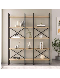 16188-etagere dusan vg5-a 143.5cm pin atlantique/noir me