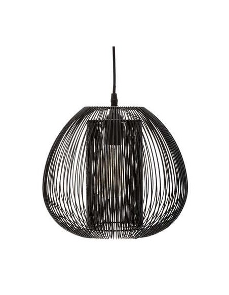 167515-suspension metal filaire "noda" noir d.28