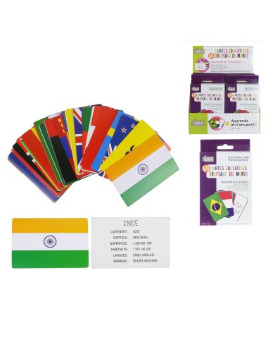 ea5032-carte educative pays et drapeaux m24