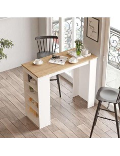 16190-table bar peru st1-aw pin atlantique/blanc