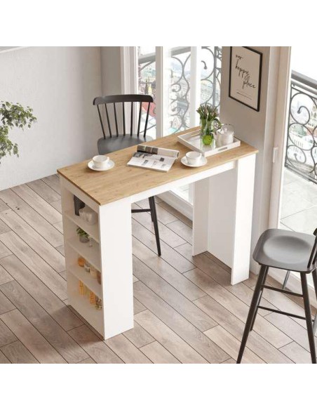 16190-table bar peru st1-aw pin atlantique/blanc