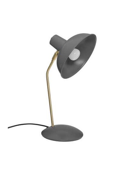 168238b-lampe arc metal et ciment "celia