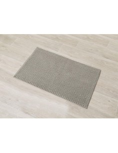 tapis microfibre boules 50x80 cm - naturel