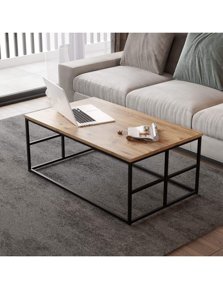 16189-table salon. dusan vg11-a pin atlantique/noir meta