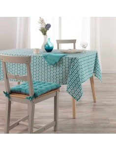 nappe rectangle 140 x 240 cm coton imprime roma