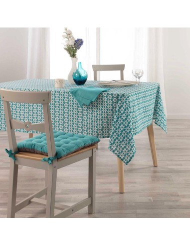 nappe rectangle 140 x 240 cm coton imprime roma