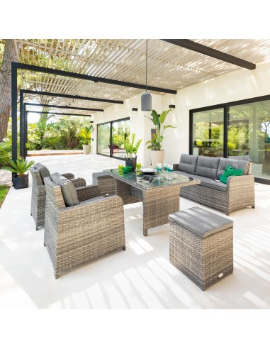 salon mayari 7p terre d'ombre