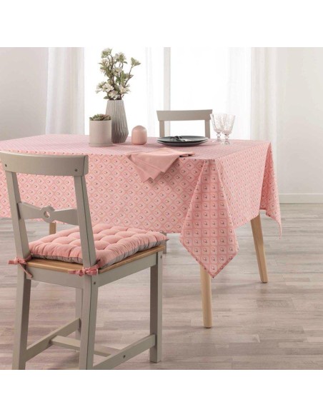 nappe rectangle 140 x 240 cm coton imprime fina