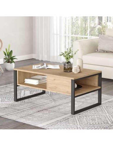 16201-table salon. aviva ml34-a pin atlantique/noir meta