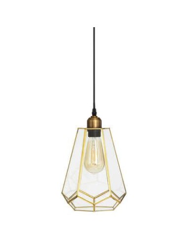 173263-suspension verre dore d.18