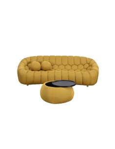 sf-192-3 - sofa shell 3 place sonic 87 bleu petrole