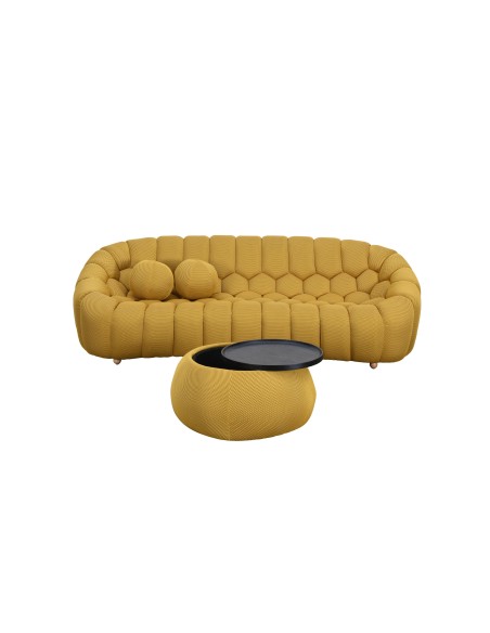 sf-192-3 - sofa shell 3 place sonic 87 bleu petrole