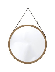 8560195 - miroir a suspendre diametre 38 cm - bambou