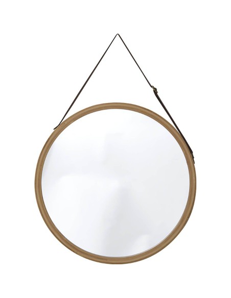 8560195 - miroir a suspendre diametre 38 cm - bambou