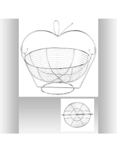 120327 - corbeille fruits pomme 35cm L. 35 x P. 29 x H. 33 cm