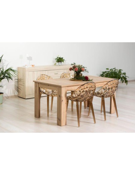 fauteuil ecraft/batcha transparent blanc