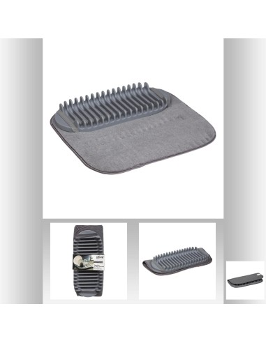 167781 - tapis vaiss+rack 42x43.5 L. 43,5 x P. 42 x H. 4,5 cm